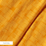 Interlock in Burnt Orange — interlock print, in deep, warm burnt orange