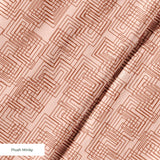 Interlock in Petal — interlock print, in soft peach and blush