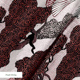 Twilight Grove in Dawn — twilight grove print, in blush pink and mauve with soft grey branches