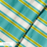 Mod Stripes, Teal Fabric