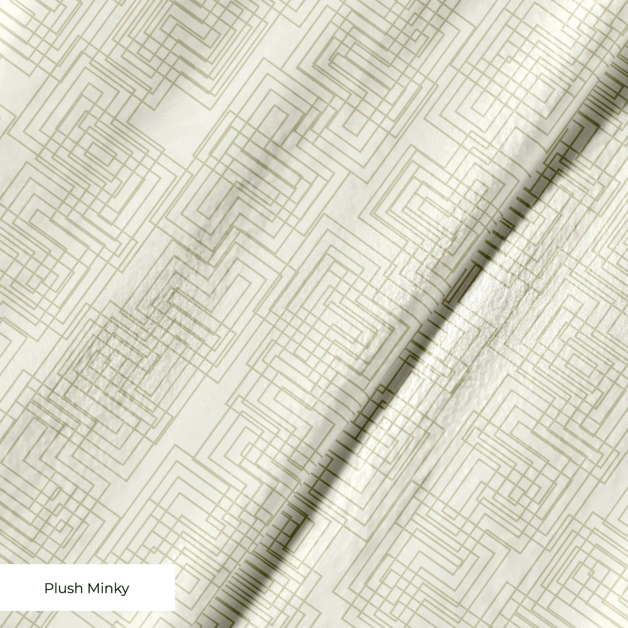 Interlock in Ivory — interlock print, in warm tonal ivory and cream