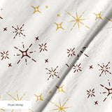 Retro Starburst, Saffron Fabric