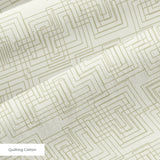 Interlock in Ivory — interlock print, in warm tonal ivory and cream