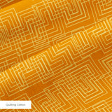Interlock in Burnt Orange — interlock print, in deep, warm burnt orange