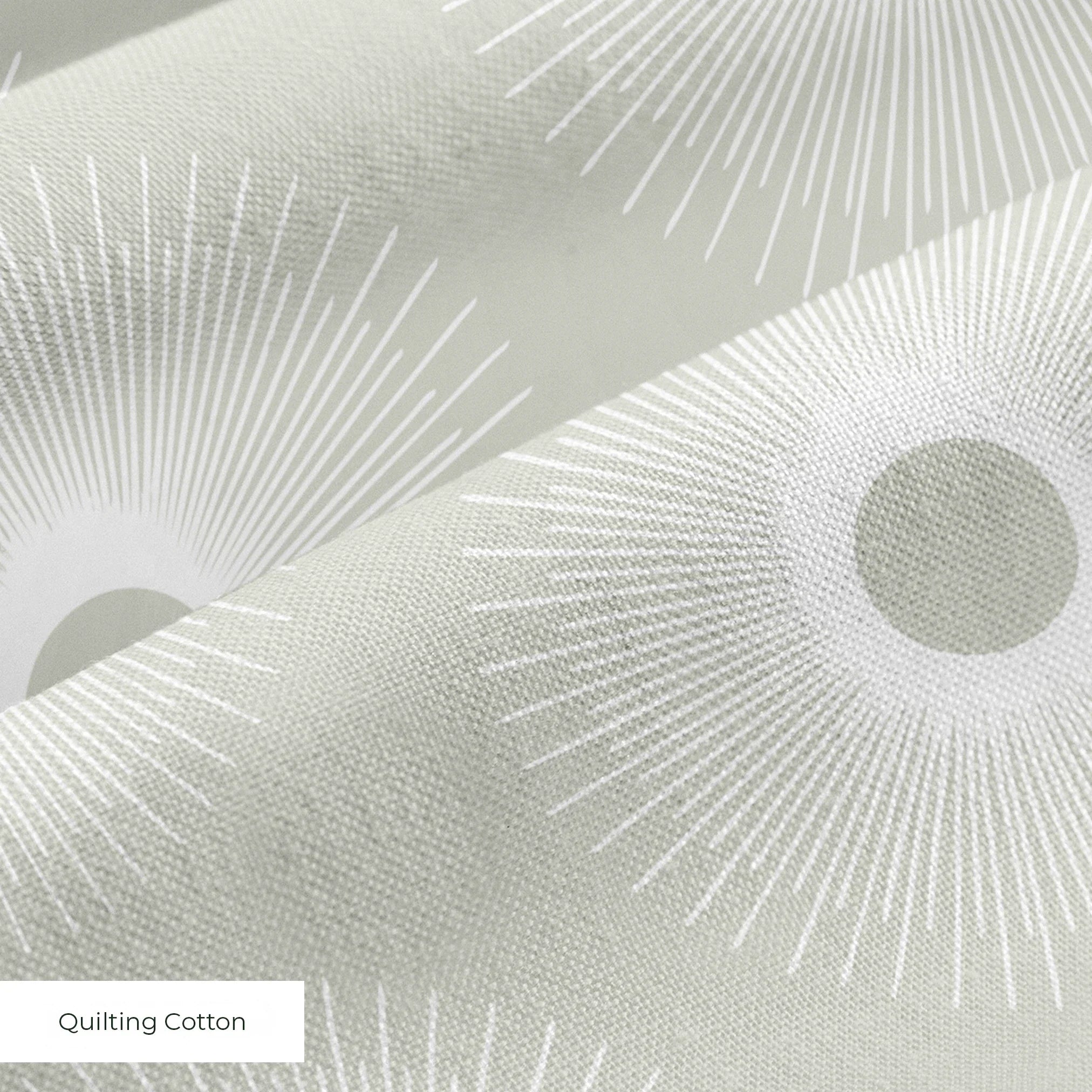 Retro Sunburst in Taupe — retro sunburst print, in warm taupe and sand with a pale center