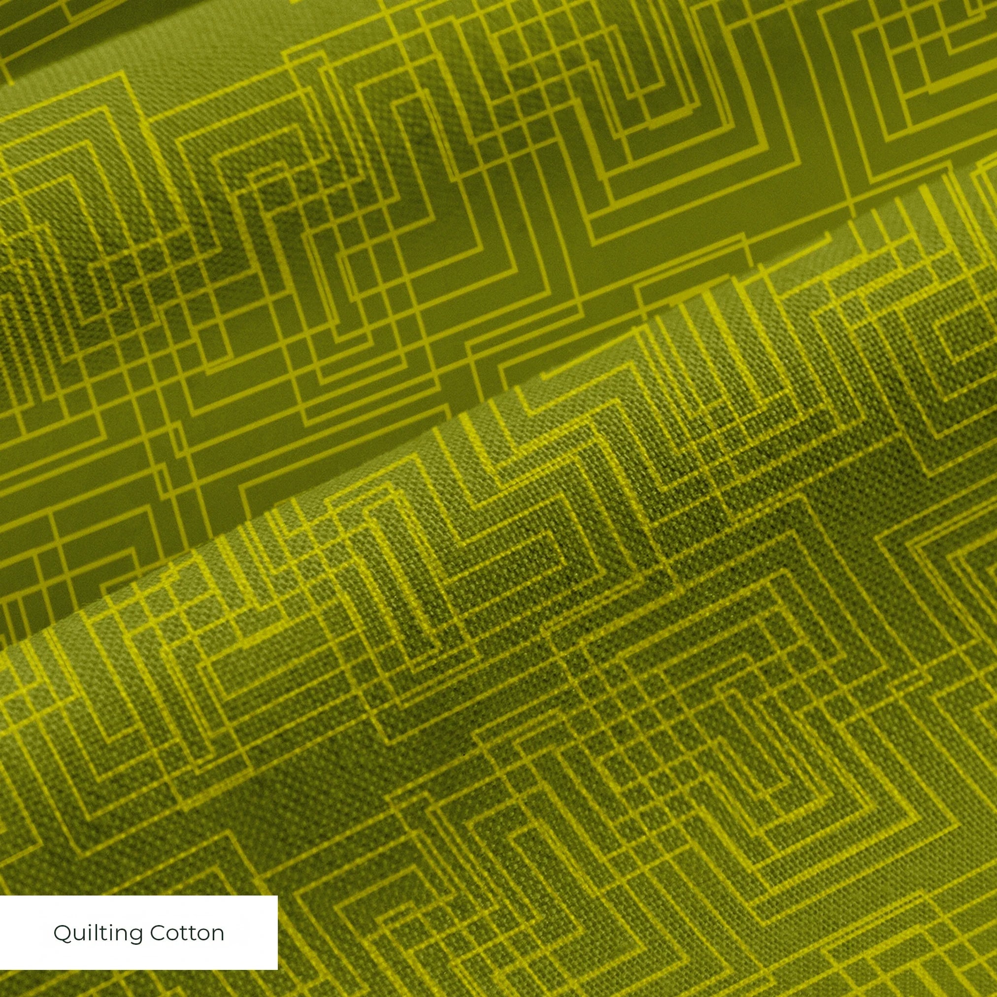 Interlock in Olive — interlock print, in deep tonal olive green