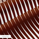 Parallax in Amalfi — parallax print, in copper and chocolate brown shading to cream
