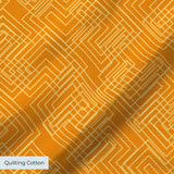 Interlock in Burnt Orange — interlock print, in deep, warm burnt orange