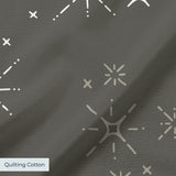 Retro Starburst, Oyster Fabric