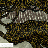 Twilight Grove, Olive Fabric
