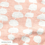 Atomic Stack in Petal — atomic stack print, in white forms on a soft blush pink ground