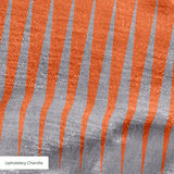 Parallax in Cocktail — parallax print, in coral red and rust shading to white