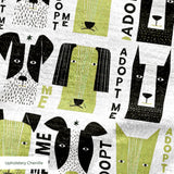 Adopt Me Mid Mod Dog, Avocado, Small Fabric
