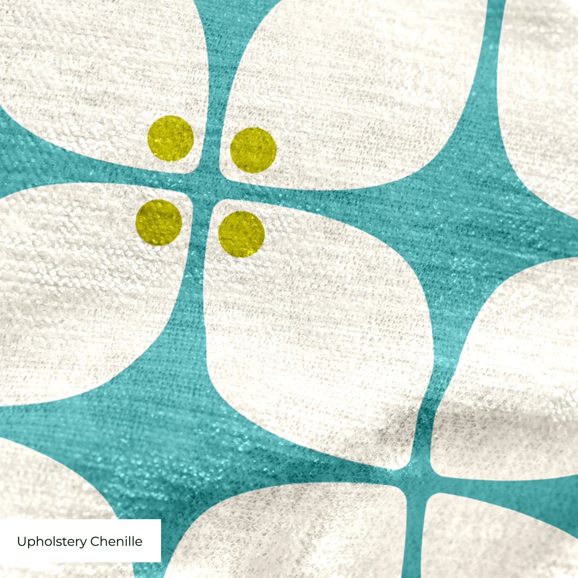 Square Mod, Teal Fabric