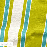 Mod Stripes, Chartreuse Fabric