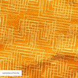 Interlock in Burnt Orange — interlock print, in deep, warm burnt orange