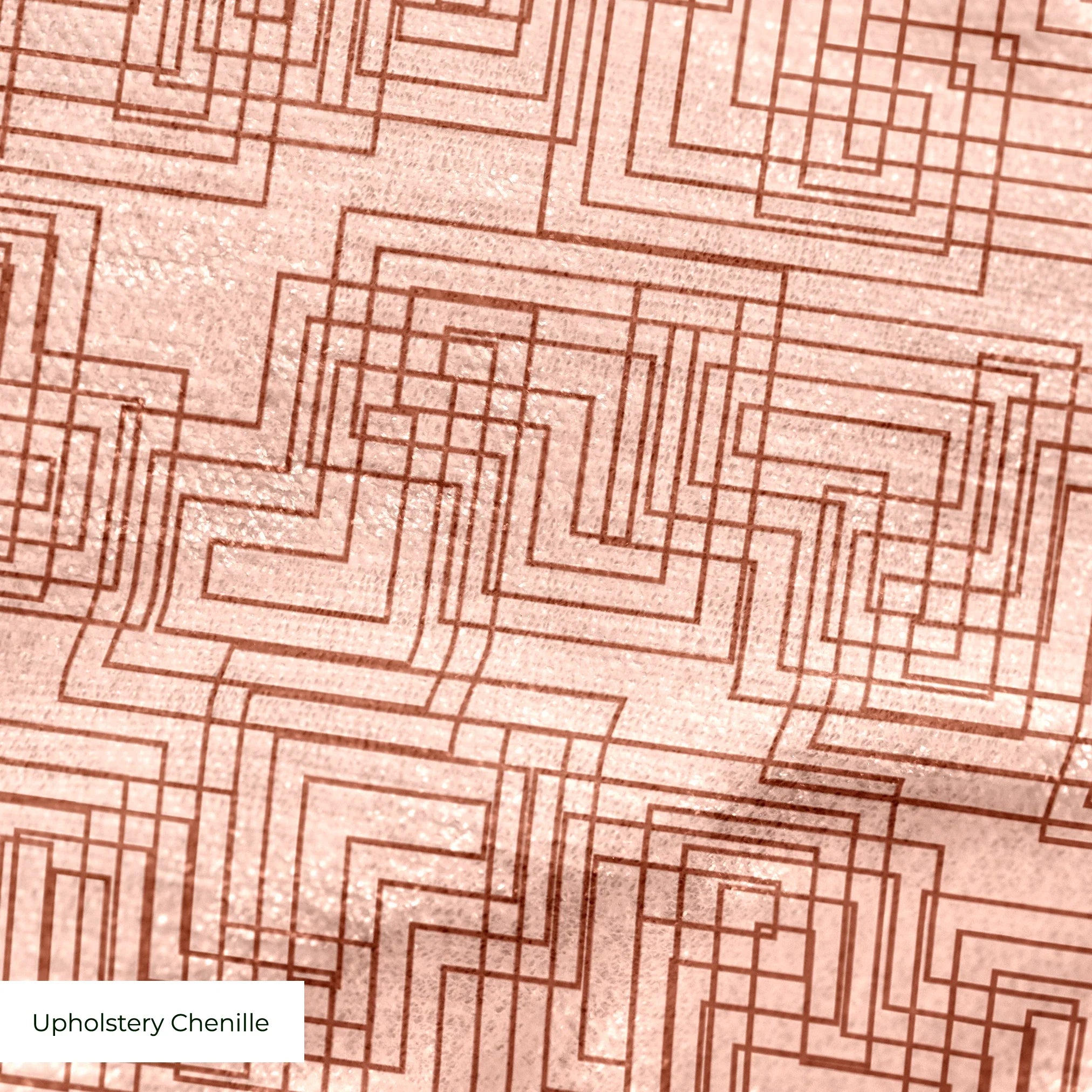 Interlock in Petal — interlock print, in soft peach and blush