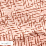Interlock in Petal — interlock print, in soft peach and blush
