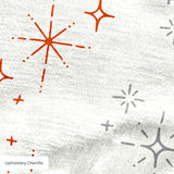 Retro Starburst, Ivory Fabric