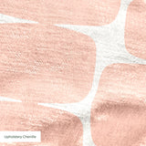 Atomic Bricks in Petal — atomic bricks print, in soft blush pink with a white grid