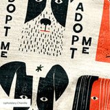 Adopt Me Mid Mod Dog, Persimmon Fabric