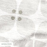 Square Mod in Ivory — square mod print, in whisper-quiet tone-on-tone ivory and pale grey