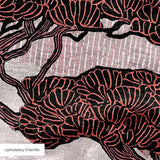 Twilight Grove in Dawn — twilight grove print, in blush pink and mauve with soft grey branches