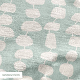 Atomic Stack in Mint — atomic stack print, in white forms on a soft sage mint ground