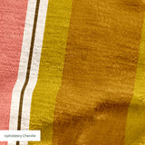 Offset Stripes, Mustard Fabric