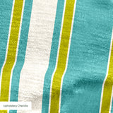 Mod Stripes, Teal Fabric