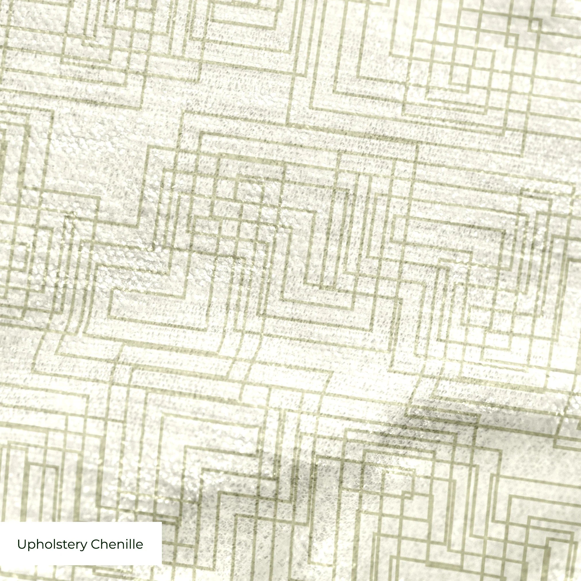 Interlock in Ivory — interlock print, in warm tonal ivory and cream