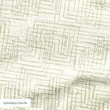 Interlock in Ivory — interlock print, in warm tonal ivory and cream