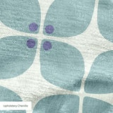Square Mod in Mint — square mod print, in soft eucalyptus mint on chalk white