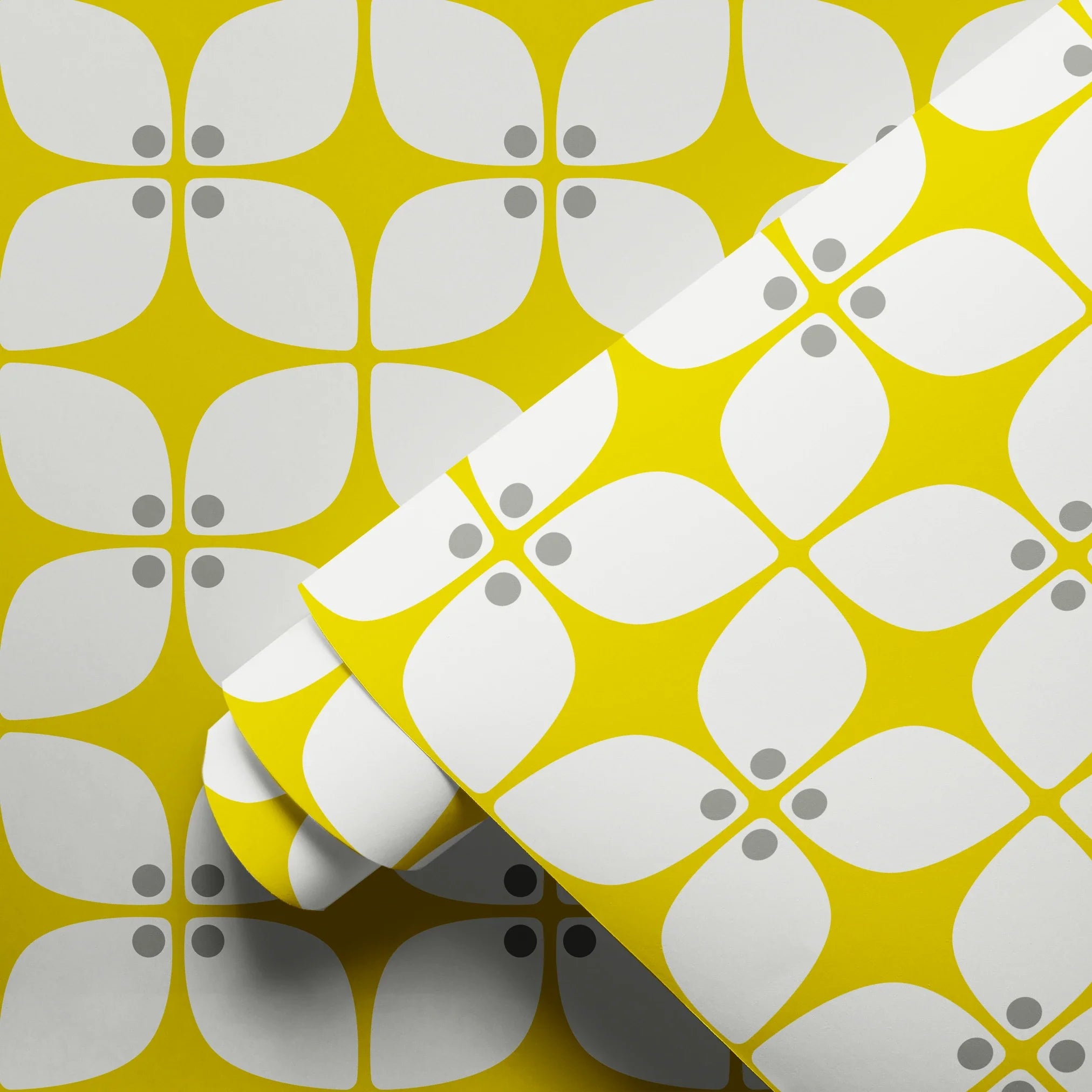 Square Mod, Yellow Wallpaper