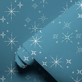 Retro Starburst, Slate Wallpaper