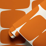 Atomic Bricks, Persimmon Wallpaper