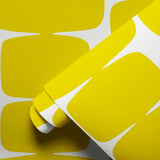 Atomic Bricks, Mustard Wallpaper