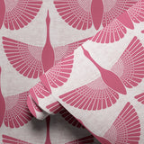 Egret of Joy, Dusty Rose Wallpaper
