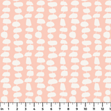 Atomic Stack in Petal — atomic stack print, in white forms on a soft blush pink ground