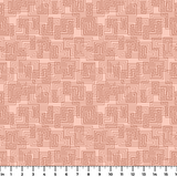 Interlock in Petal — interlock print, in soft peach and blush