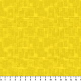 Interlock in Mustard — interlock print, in saturated mustard yellow