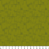 Interlock in Olive — interlock print, in deep tonal olive green