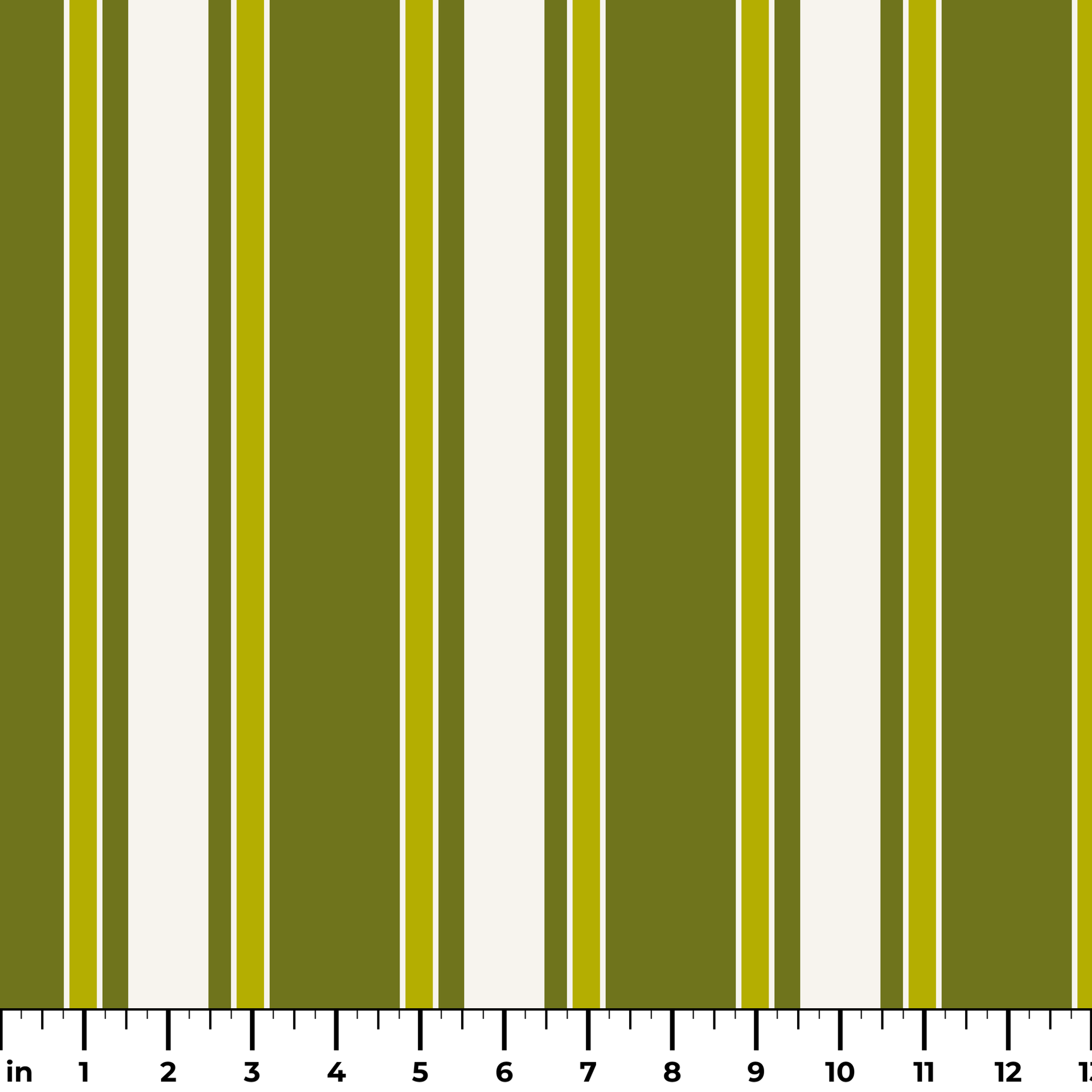 Mod Stripes in Avocado — mod stripes print, in avocado and olive with a chartreuse edge on ivory