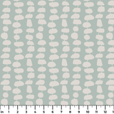 Atomic Stack in Mint — atomic stack print, in white forms on a soft sage mint ground