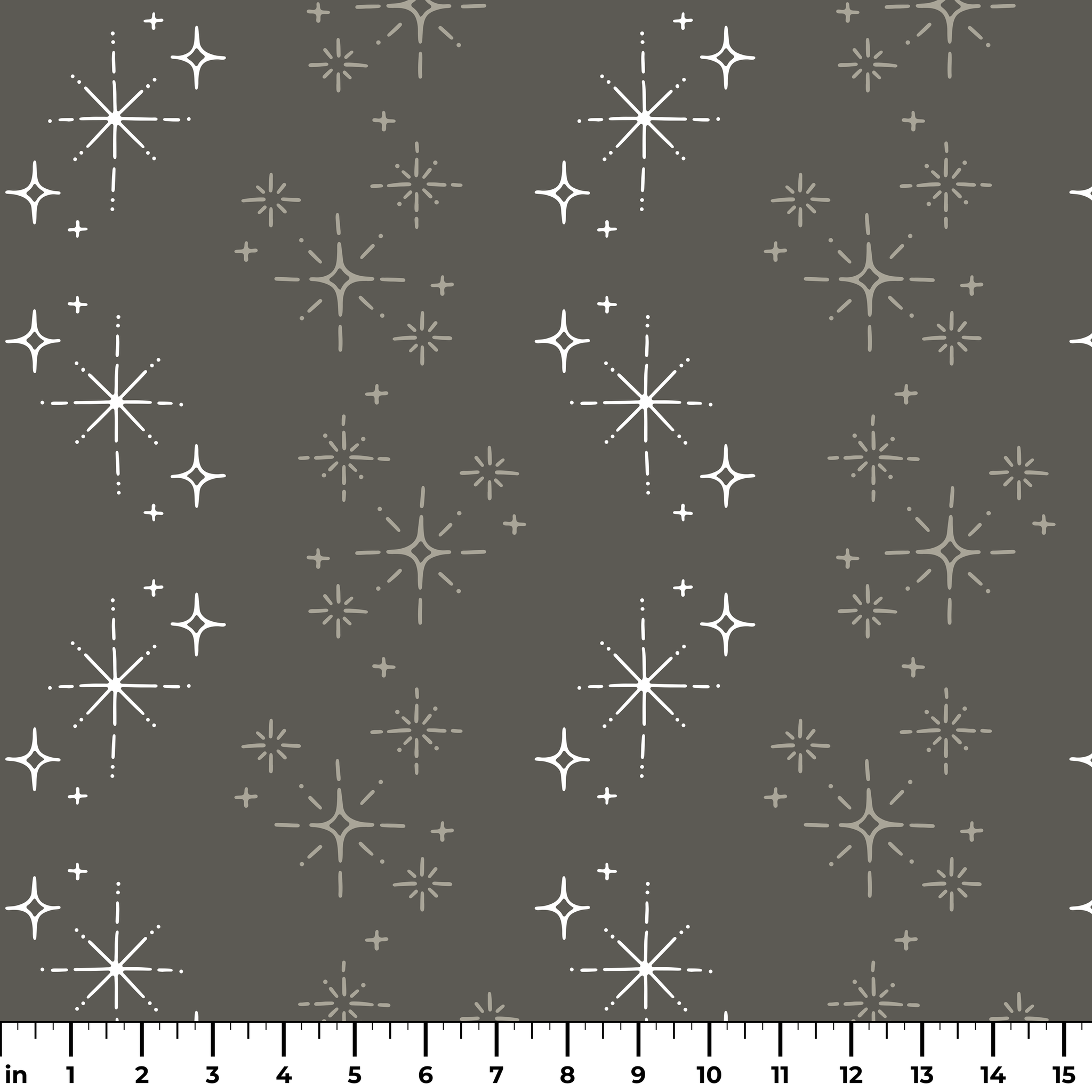 Retro Starburst, Oyster Fabric